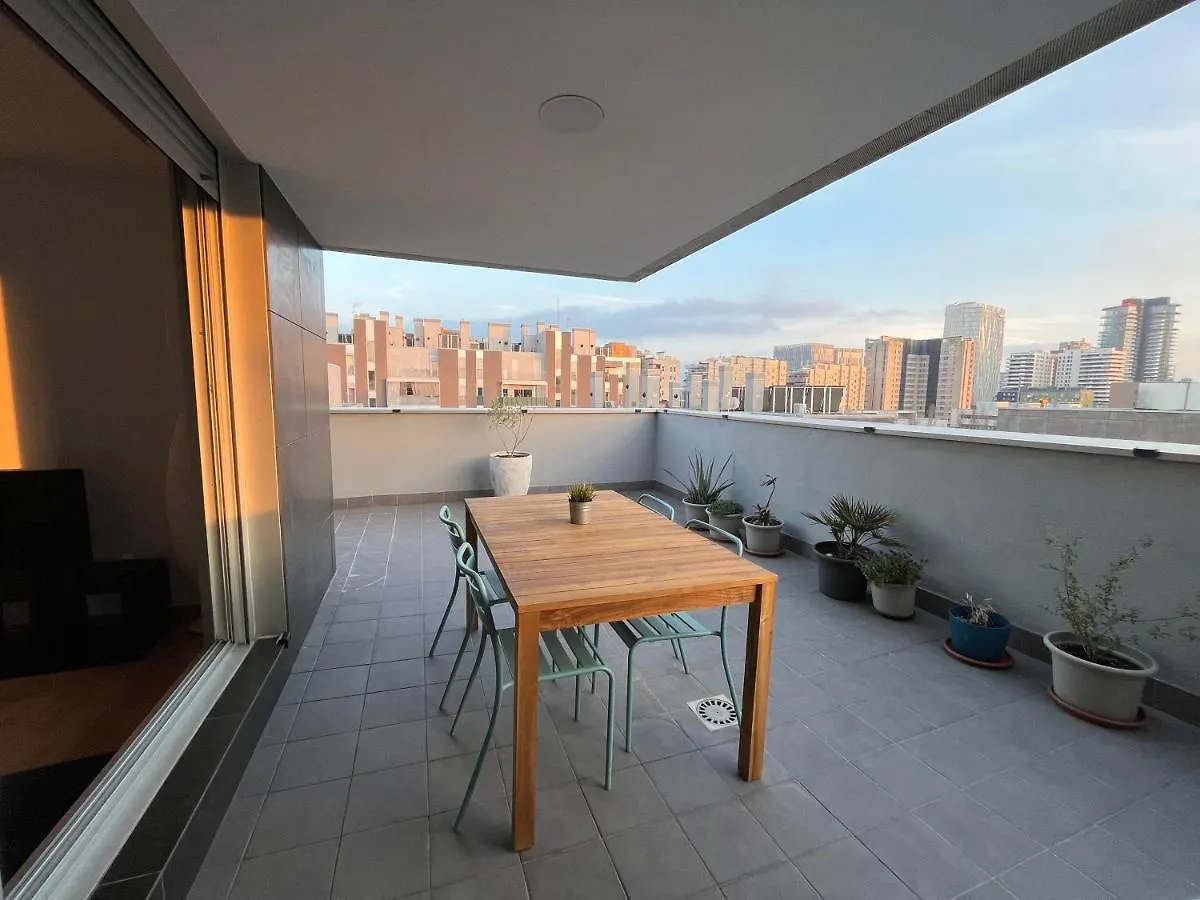 Beach & Culture Barcelona Port Forum Penthouse Apartment Sant Adria de Besos Spain